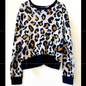 Leopard print sweater